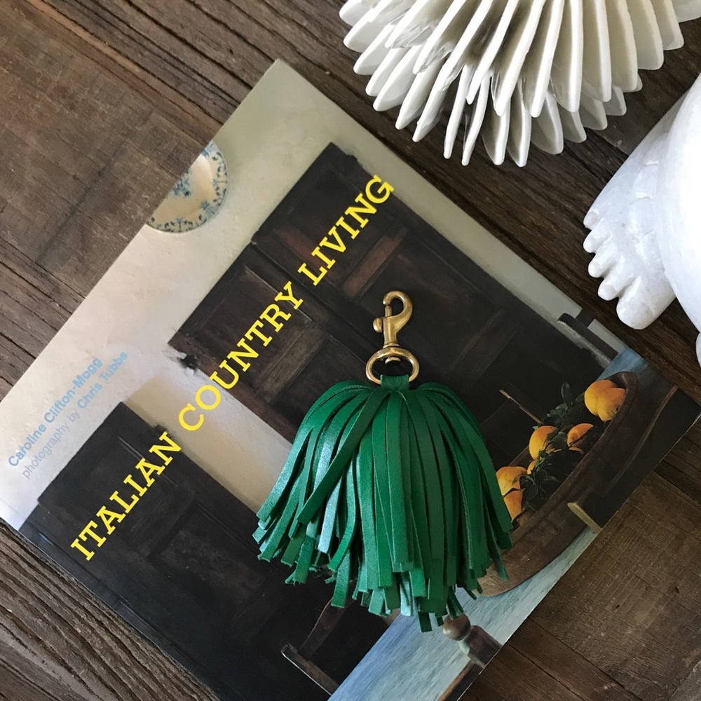 Clare V Tassel Keychain / Bag Charm